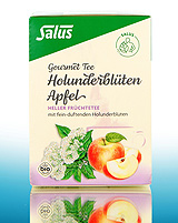Salus Gourmet Tee Holunderbl&uuml;ten Apfel, Aufgussbeutel, 15x2 g