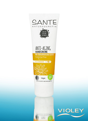 Sante ANTI AGING Handcreme – 2x75 Ml, Mit Bio-Gänseblümchenextrakt Und Q10