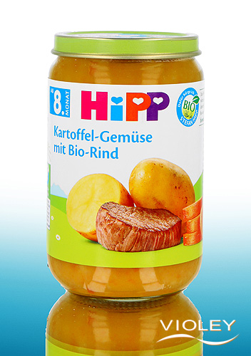 Hipp Bio Ravioli Légumes Mozzarella Basilic - Lot De 6 Assiettes 250g Pour Bébé Dès 12 Mois