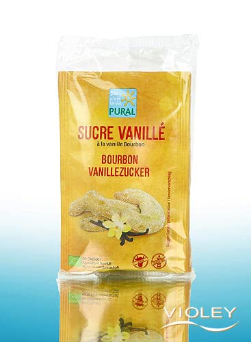 SUCRE VANILLE SANS GLUTEN 5 SACHETS DE 8G PURAL