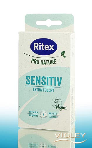 Ritex Kondome Pro Nature Sensitiv Extra feucht 1 x 8 St. Ritex Kondome Pro Nature Sensitiv Extra feucht 1 x 8 St.