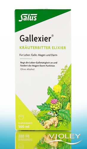 Salus Gallexier Herbal Bitter Elixir 500 ml at Violey