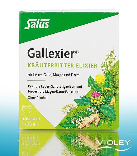 Salus Gallexier Herbal Bitter Elixir 3 x 20 ml at Violey