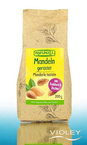 Amandes grillées et non salées biologiques 200 g