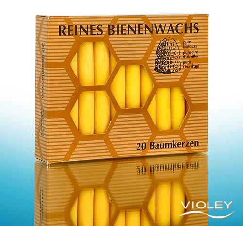Steinhart Kerzen Beeswax Tree Candles 1 x 20 St. at Violey