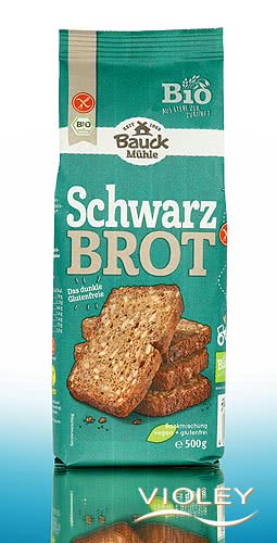 Bauck Schwarzbrot Backmischung Glutenfrei 500 G Bei Violey bauck-schwarzbrot-backmischung-glutenfrei-500-g-bei-violey