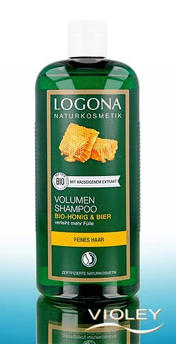 Logona Volume Shampoo Honey Beer 500 ml at Violey