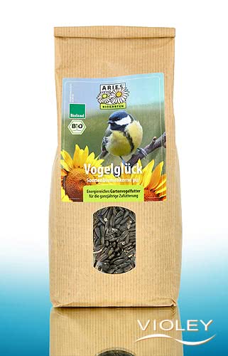 Aries Nourriture Bio pour Oiseaux Lucky Bird, graines de tournesol 500 g