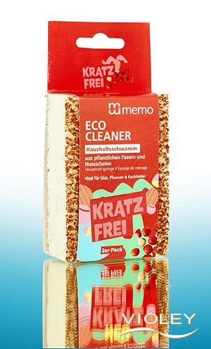 memo Eco Cleaner Haushaltsschwamm 1 x 2 St. bei Violey