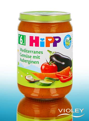 Hipp Organic Mediterranean Vegetables with Aubergines 190 g