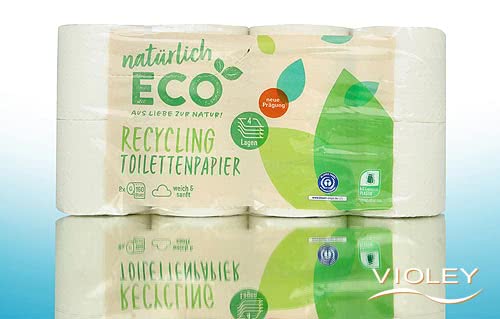 natrlich ECO Recycling Toilettenpapier, 4-lagig 1 x 8 St. natrlich ECO Recycling Toilettenpapier, 4-lagig 1 x 8 St.