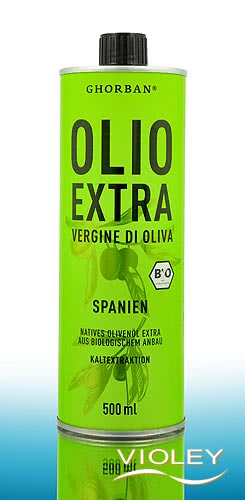 Ghorban Natives Olivenl Extra Spanien 500 ml bei Violey Ghorban Natives Olivenl Extra Spanien 500 ml bei Violey