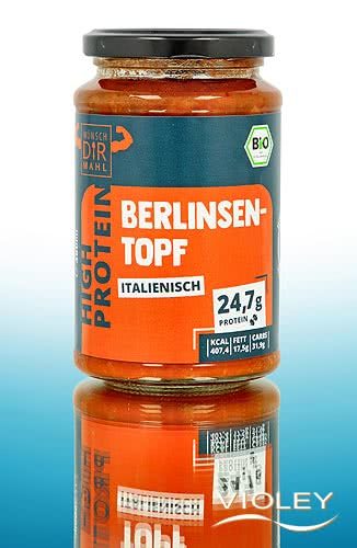 Wünsch Dir Mahl High Protein Berlinsen-Topf Italienisch 380 ml