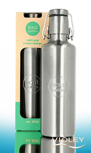 Borraccia Splish Splash in Acciaio Inox - Steel Bottle 400ml - Frugi Borraccia Splish Splash in Acciaio Inox - Steel Bottle 400ml - Frugi