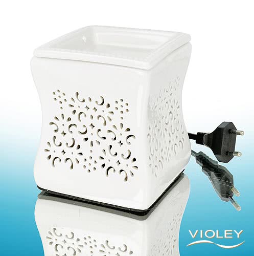 Elenatura Elektrische Duftlampe Flores, weiß bei Violey