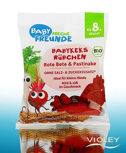 Freche Freunde Organic Baby Biscuits Beetroot and Parsnip 30 g